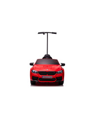 Auto Na Akumulator BMW M5 Z Platformą Dla Rodzica Czerwone Lakierowane