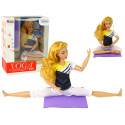 Lalka Dla Dzieci Mata Joga Długie Blond Włosy