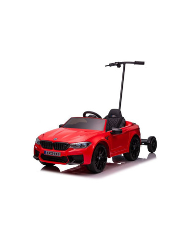 Auto Na Akumulator BMW M5 Z Platformą Dla Rodzica Czerwone Lakierowane