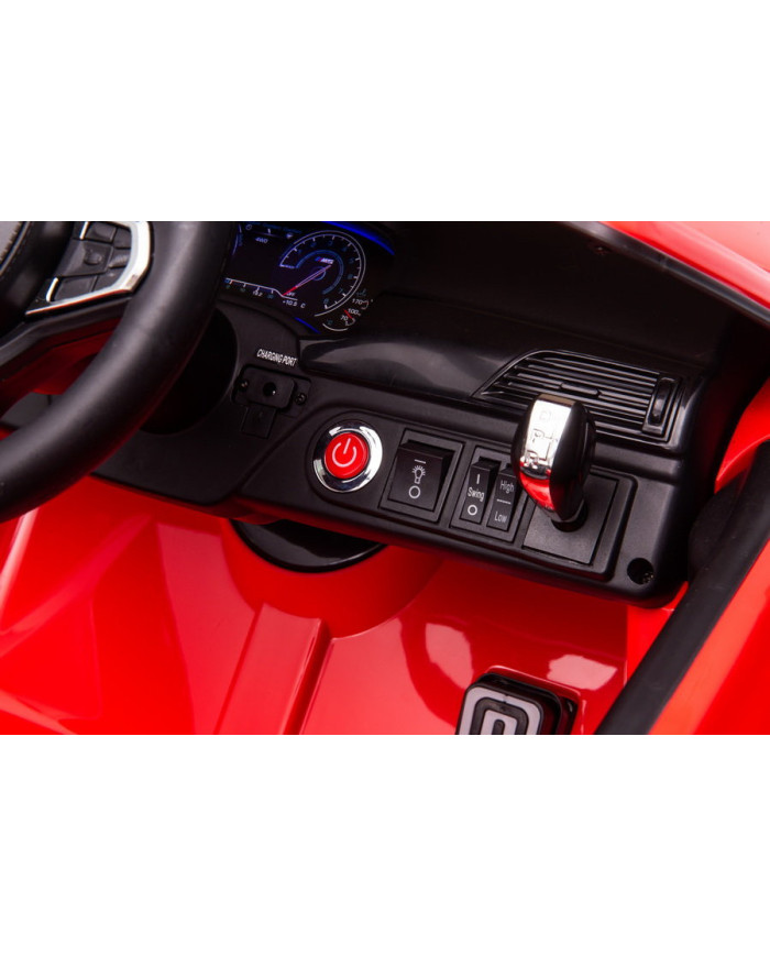 Auto Na Akumulator BMW M5 Z Platformą Dla Rodzica Czerwone Lakierowane