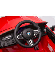 Auto Na Akumulator BMW M5 Z Platformą Dla Rodzica Czerwone Lakierowane