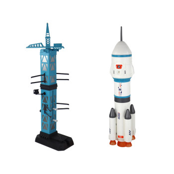 Zabawka Misja Kosmiczna Rakieta Astronauci Wyrzutnia 15 Elementów