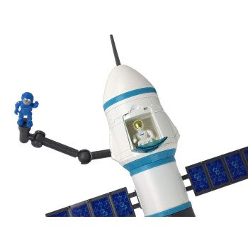 Zabawka Misja Kosmiczna Rakieta Astronauci Wyrzutnia 15 Elementów