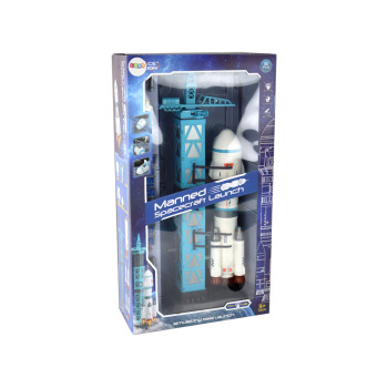 Zabawka Misja Kosmiczna Rakieta Astronauci Wyrzutnia 15 Elementów