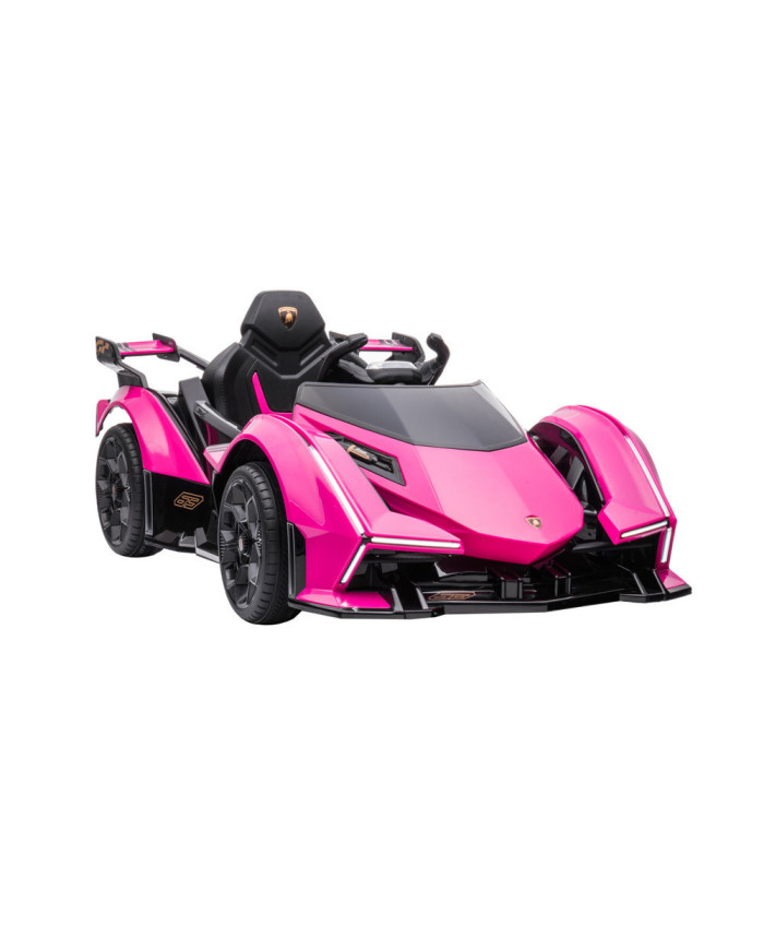 Samochód Na Akumulator Lamborghini GT HL528 Światła LED MP3 Pilot Rózowy