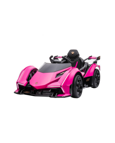Samochód Na Akumulator Lamborghini GT HL528 Światła LED MP3 Pilot Rózowy