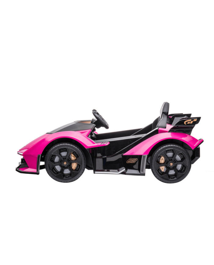 Samochód Na Akumulator Lamborghini GT HL528 Światła LED MP3 Pilot Rózowy