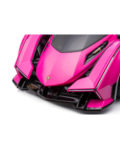 Samochód Na Akumulator Lamborghini GT HL528 Światła LED MP3 Pilot Rózowy