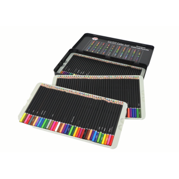 Zestaw Kredek Premium 120szt. Różne Odcienie Lista Kolorów