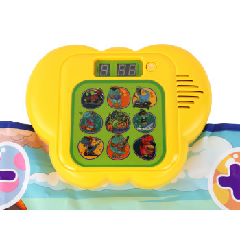 Mata Do Tańczenia Z Motywem Dinozaurów 90cm x 86cm