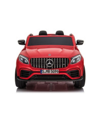Auto na Akumulator Mercedes GLC 63S Dwuosobowy Światła LED MP3 Czerwony
