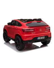 Auto na Akumulator Mercedes GLC 63S Dwuosobowy Światła LED MP3 Czerwony
