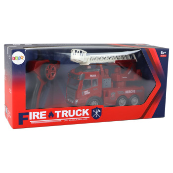 Straż Pożarna Z Drabiną Model Zdalnie Sterowany