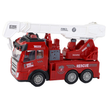 Straż Pożarna Z Dźwigiem Model Zdalnie Sterowany