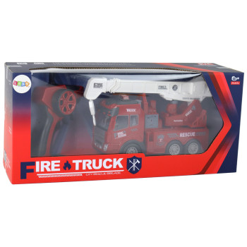 Straż Pożarna Z Dźwigiem Model Zdalnie Sterowany