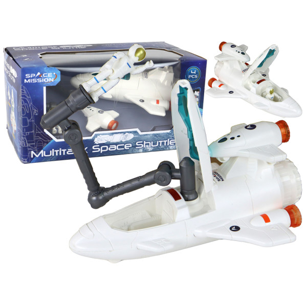 Misja Kosmiczna Zestaw Kosmiczny Rakieta Kosmonauta Kosmos 4 ELE