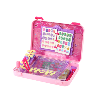 Walizka Z Akcesoriami Do Paznokci Manicure Naklejki Tipsy