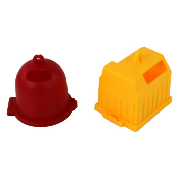 Ciężarówka Śmieciarka Z Dźwigiem Napęd Frykcyjny Dźwięki Pomarańczowa 1:16