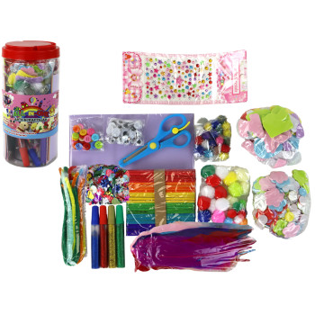 Zestaw Artystyczny Kreatywny Plastyczny W Słoiku DIY