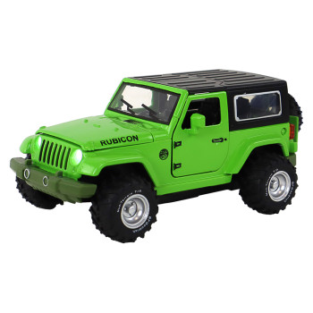 Auto Terenowe Napęd Frykcyjny Na Baterie Metalowy Zielony 1:32