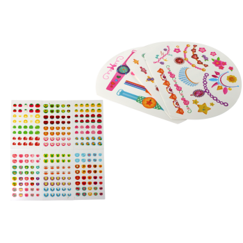 Zestaw Piękności Walizka Z Akcesoriami Pierścionki Tatuaże