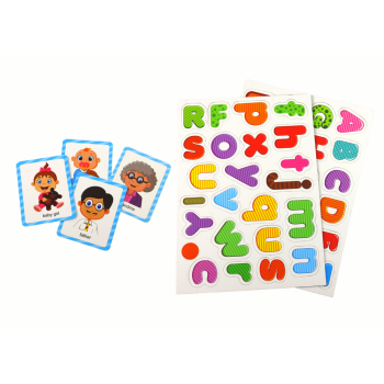 Zestaw Edukacyjnych Puzzli Magnetycznych Z Wielofunkcyjną Tablicą