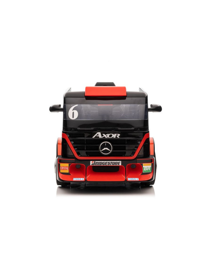 Auto Na Akumulator Mercedes + Naczepa XMX622B Światła LED Czerwony LCD