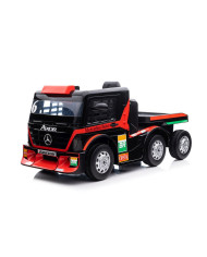 Auto Na Akumulator Mercedes + Naczepa XMX622B Światła LED Czerwony LCD