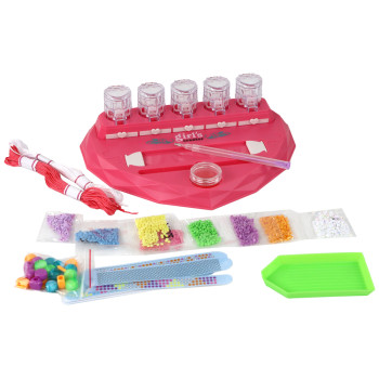 Zestaw do Robienia Bransoletek Diamenciki Wyklejanie Serce