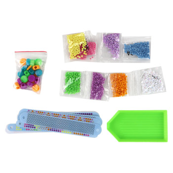 Zestaw do Robienia Bransoletek Diamenciki Wyklejanie Serce