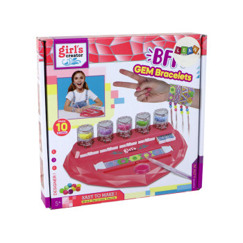 Zestaw do Robienia Bransoletek Diamenciki Wyklejanie Serce