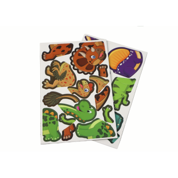 Edukacyjny Zestaw Puzzli Magnetycznych Z Motywem Dinozaurów