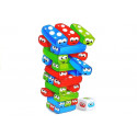 Gra Zręcznościowa Wieża Jenga z Klockami Robakami