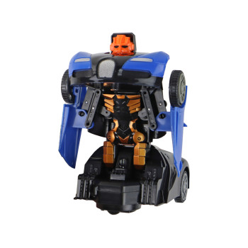 Samochód-Robot 2w1 Bugatti Niebieski Efekty Świetlne