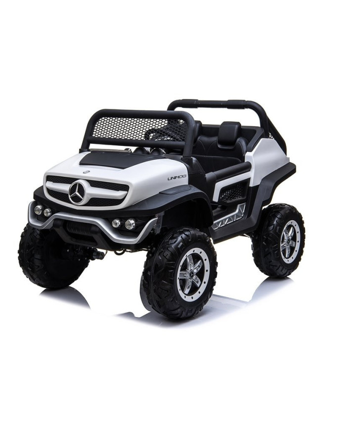 Auto na Akumulator Mercedes Unimog 4x4 Dla Dzieci Światła LED MP3 Biały