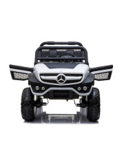 Auto na Akumulator Mercedes Unimog 4x4 Dla Dzieci Światła LED MP3 Biały