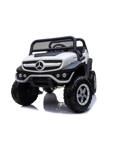Auto na Akumulator Mercedes Unimog 4x4 Dla Dzieci Światła LED MP3 Biały