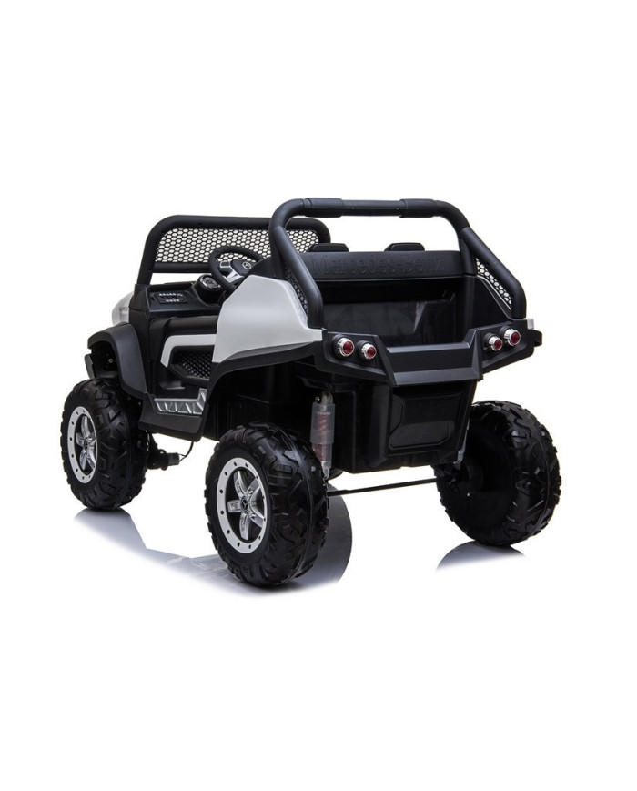 Auto na Akumulator Mercedes Unimog 4x4 Dla Dzieci Światła LED MP3 Biały