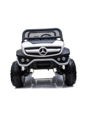 Auto na Akumulator Mercedes Unimog 4x4 Dla Dzieci Światła LED MP3 Biały