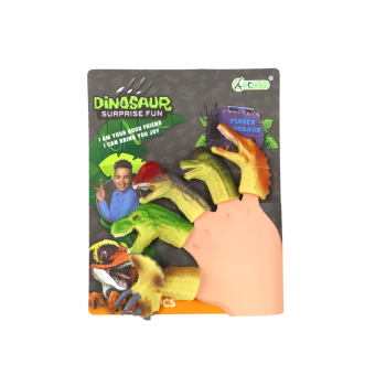 Dinozaury Na Palce Gumowe Sensoryczne Pacynki