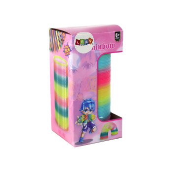 Kolorowa Magiczna Sprężyna Odstresowująca 15 CM Zabawka