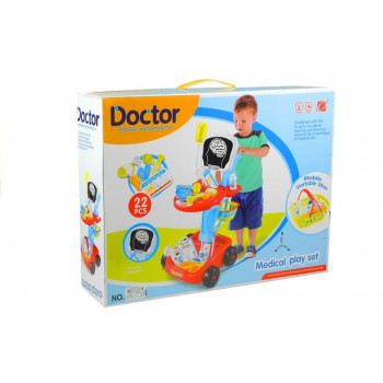 Wózek Lekarski z Akcesoriami 22 Elementy