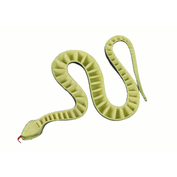 Sztuczny Gumowy Czarny z Białymi Pasami Strukturowy