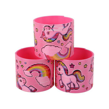 Kultowa Sprężyna Jasno Różowa Jednorożec Relaksacyjna 6CM