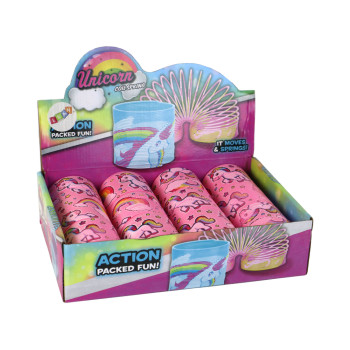 Kultowa Sprężyna Jasno Różowa Jednorożec Relaksacyjna 6CM