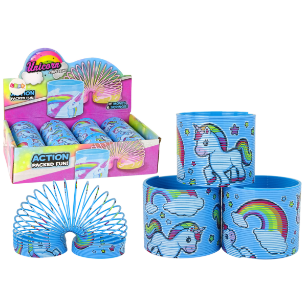 Kultowa Sprężyna Niebieska Jednorożec Relaksacyjna 6CM