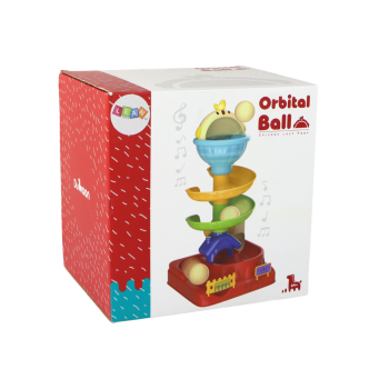 Zabawka Sensoryczna Spadająca Kulka Jajko Kurczak Zjeżdżalnia