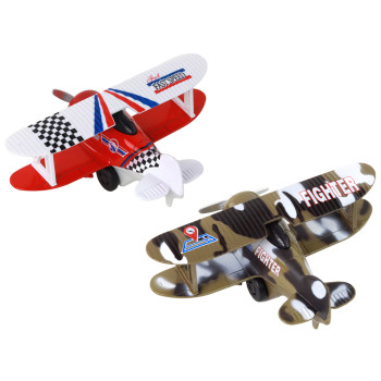 Samolot Z Napędem Śmigłowiec Aluminiowy Kolorowy Mix