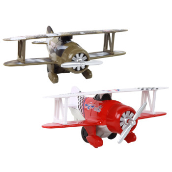 Samolot Z Napędem Śmigłowiec Aluminiowy Kolorowy Mix