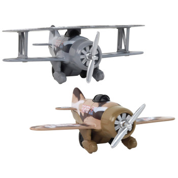 Samolot Z Napędem Śmigłowiec Aluminiowy Kolorowy Mix